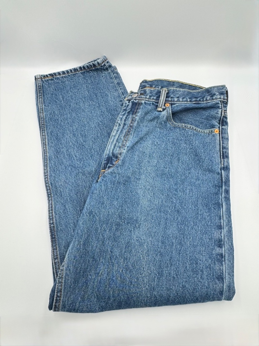 Levi's 550 Jeans Men's 36x32 Blue Relaxed Fit Straight Leg Denim 100% Cotton
